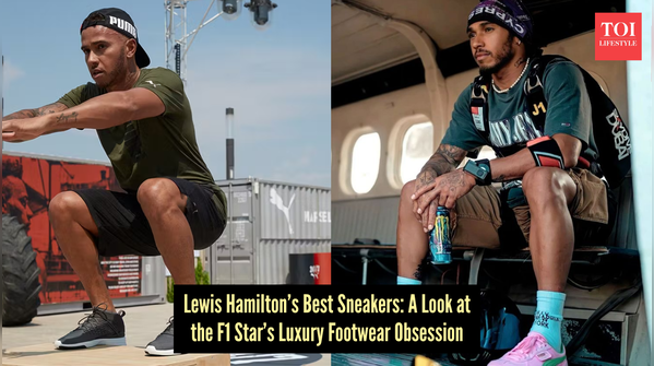 Inside Lewis Hamilton sneaker closet