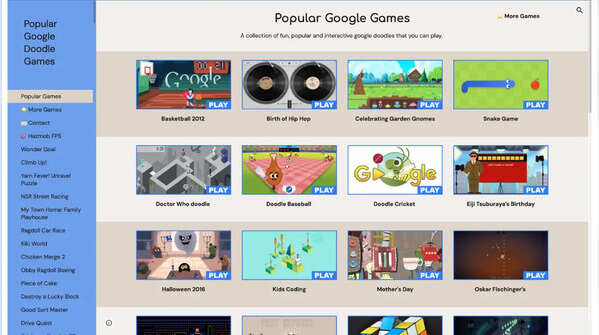 10 Popular Google Doodle Games You Can Play Right Now