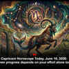 Article image for: Capricorn Horoscope Today, June 10, 2026: Career progress depends on your effort alone today