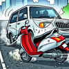 Article image for: Woman dies after bike-taxi, car collide in Gurgaon DLF 1