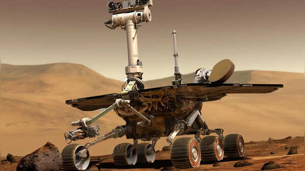 2003: Spirit Rover begins its trip to Mars