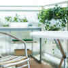 Consider the sunlight exposure of your balcony