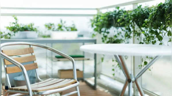 Consider the sunlight exposure of your balcony