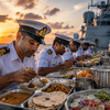 6 <i class="tbold">food</i>s Navy officers eat at sea more often than others