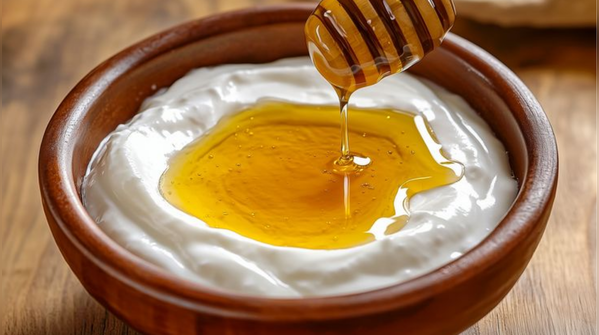 Yogurt and honey masks for soft and supple skin