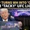 Article image for: Trump Infuriates Americans With UFC Arena 'Light Show' At White House Before Birthday Fight Event