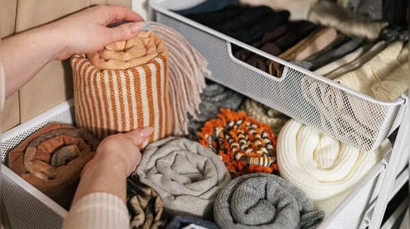 Rotate seasonal clothes