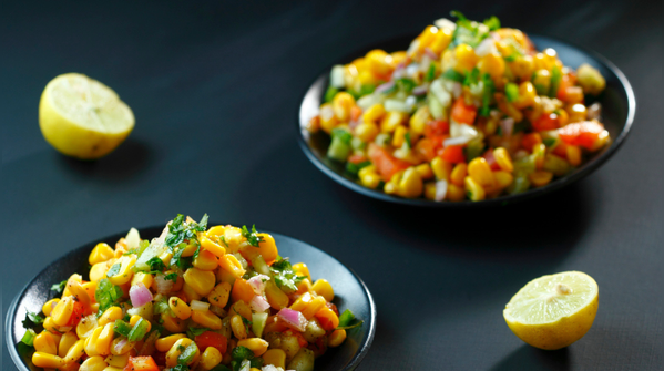 Corn chaat