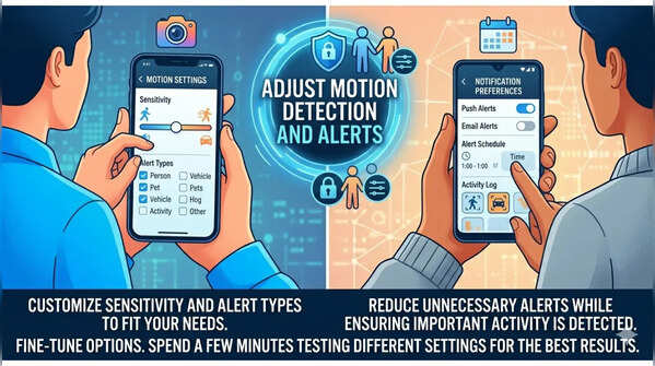 Adjust motion detection and alerts