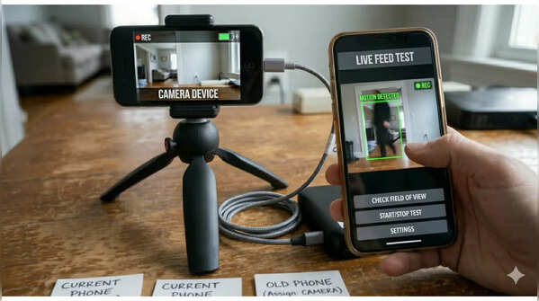 Test the live Camera feed