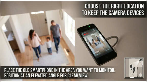 Choose the right location to keep the camera devices
