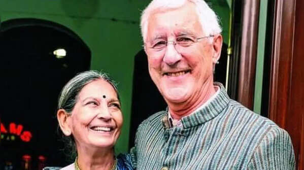 Mike Brearley and Mana Sarabhai