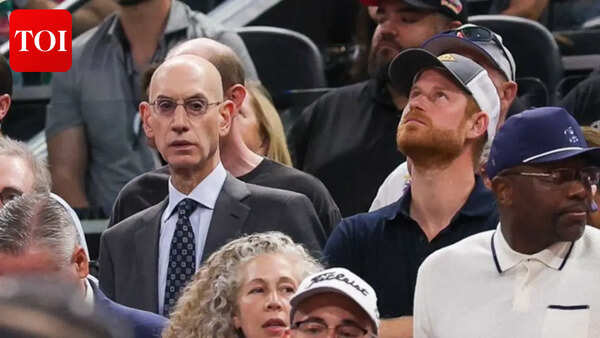 Prince Harry Surprises NBA Fans at Finals While Royal Family Celebrates  Trooping the Colour | - The Times of India