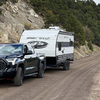 Article image for: Toyota Tundra owner learned his camper was heavier than expected after one trip to the scales and opted for a heavier-duty truck