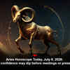 Article image for: Aries Horoscope Today, July 6, 2026: At work, confidence may dip before meetings or presentations
