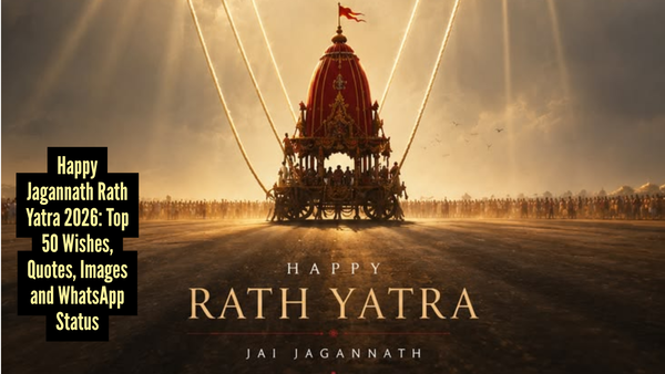 Jagannath Rath Yatra 2026: Top 50 wishes, quotes, images, and Rath Yatra WhatsApp status images, for your loved ones