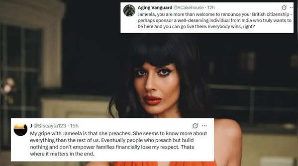 Jameela Jamil's statement sparks violent reactions online