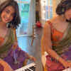 Article image for: Pooja Hegde’s Saree Look: Understated printed drape wins praise; viral piano video adds charm