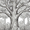 Article image for: Optical illusion personality test: You are a genius if your sharp eyes can spot all dogs hidden in this deceptively simple park scene
