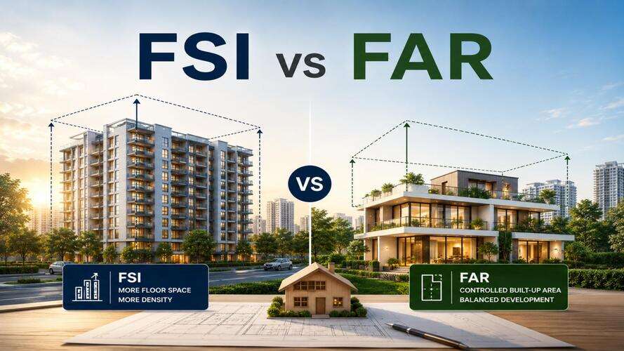 FSI vs FAR in India - What Every Homebuyer in India Should Know