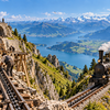 In 1889, Switzerland opened the Pilatusbahn after Eduard Locher
