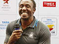 Linford Christie at Kanterava stadium
