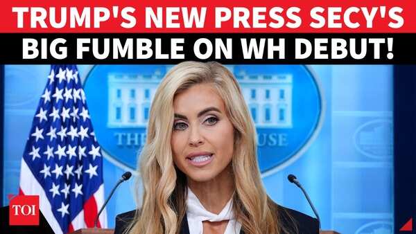 Katie Zacharia FUMBLES On Day 1 As Trump's Press Secy, Internet Goes ...