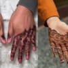 Half-palm mehendi designs