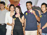 Olympics winners get felicitated
