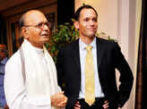 Peter Haas at Iftari party