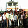 Article image for: <i class="tbold">rajdhani express</i> held up in Jharkhand by BJP leader
