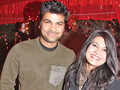 RP Singh with wife @ at a Lucknow party