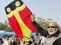Modi at International Kite Festival 