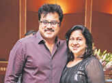 Sarath Kumar and Radikaa's anniv. party