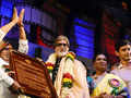 Big B felicitated at Nandi Awards