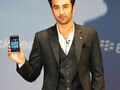 Ranbir unveils Blackberry Z10