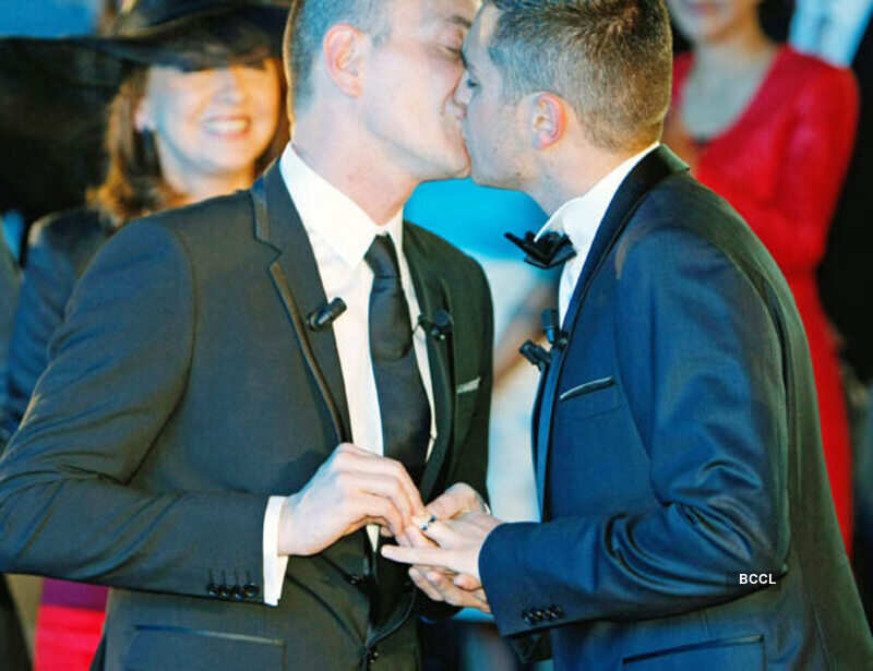 Vincent and Bruno, the first gay couple