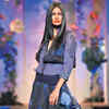 Carol Gracias in a Tarun Tahiliani creation on Day 3 of Wills India ...