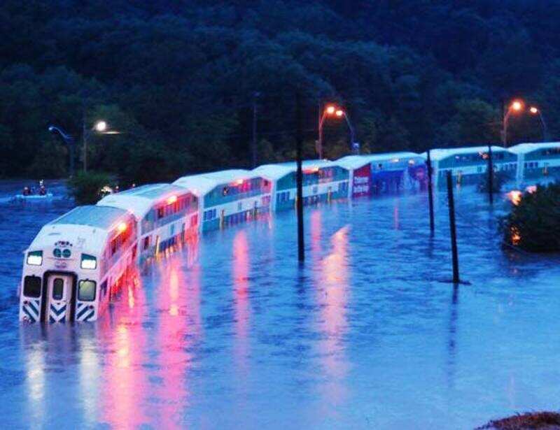 Heavy rainstorm in Toronto