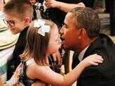 Obamas's date with Kids