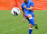 John, Baichung @ friendly football match