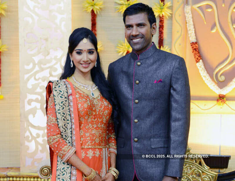 L Balaji - Priya Thalur's reception party