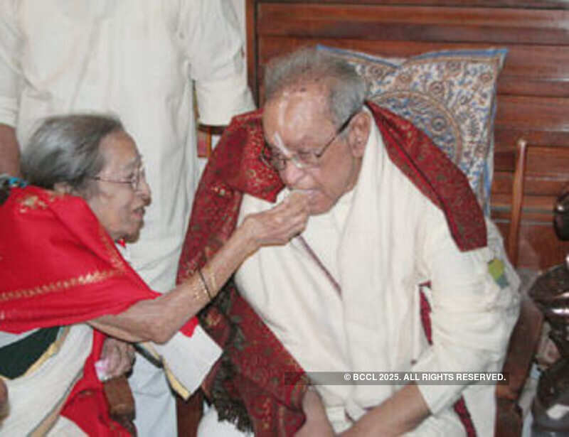Felicitation of Pt Joshi