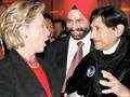 Hillary Clinton with Dev Anand