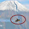 Article image for: 'Jetman' flies near Mount <i class="tbold">fuji</i>