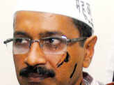 Man throws black paint at Arvind Kejriwal