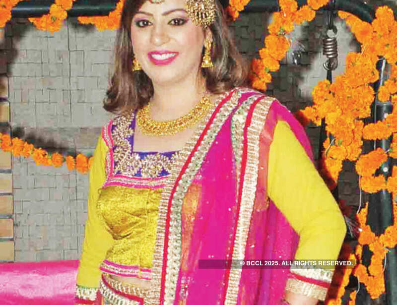 Anshna's sangeet ceremony