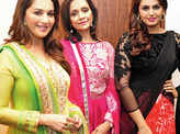 Madhuri, Huma @ AZA store launch