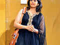 Sonali Kulkarni at a Marathi play
