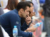 Celebs at CCL match in Dubai